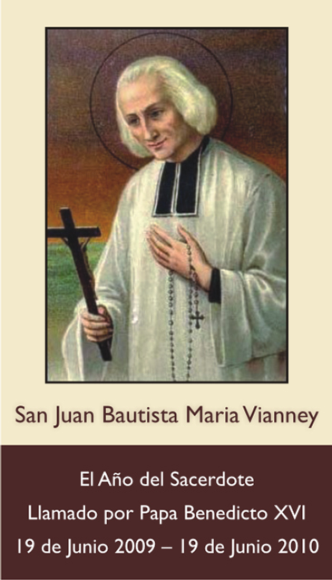 *SPANISH* Year of the Priest Commemorative Prayer Card